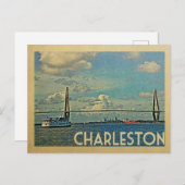 Carte postale Charleston Carolina Sud Vintage voya (Devant / Derrière)