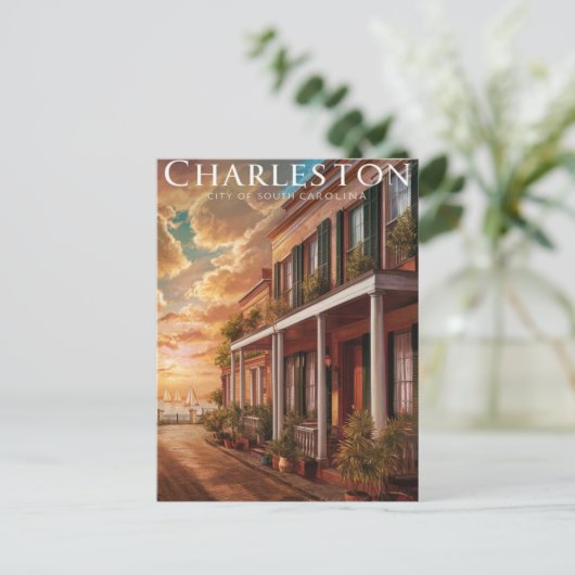 Carte Postale Charleston, Caroline du Sud (Debout devant)