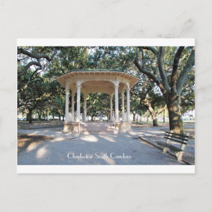 Carte Postale Charleston Caroline du Sud, Gazebo, Batterie