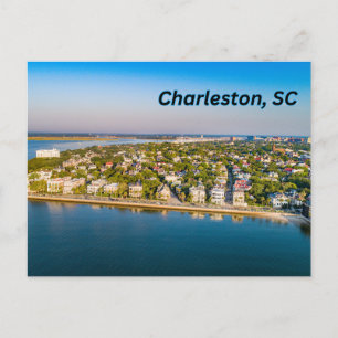 Carte Postale Charleston, Caroline du Sud Vue Baie