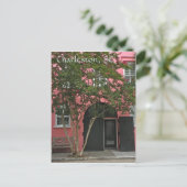 Carte postale Charleston Pink House (Debout devant)