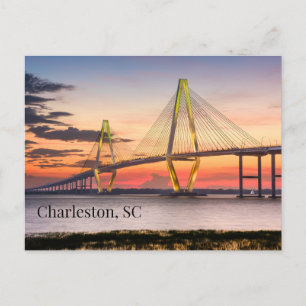 Carte Postale Charleston, pont Sunset de Caroline du Sud