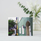 Carte Postale Charleston Rainbow Row Maisons (Debout devant)