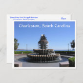 Carte postale Charleston SC Waterfront Park (Devant / Derrière)