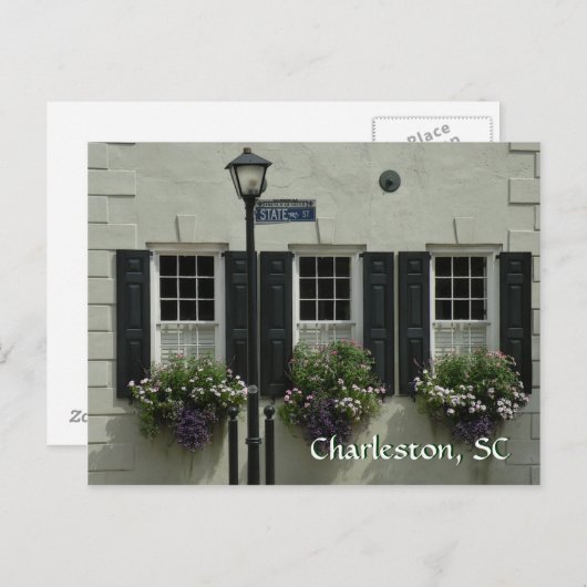Carte postale Charleston State St Post (Devant / Derrière)