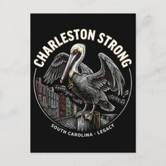 Carte Postale Charleston Strong Pelican Gullah Geechee Cultural 