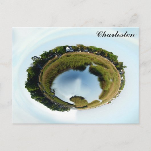 Carte Postale Charleston Sud Carolina Marsh Nature Photo (Devant)