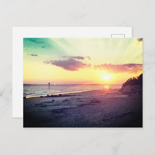 Carte Postale Charleston Sunset (Devant / Derrière)