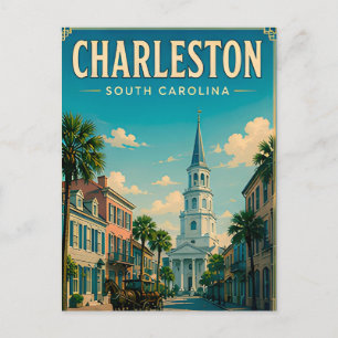 Carte Postale Charleston Ville Historique