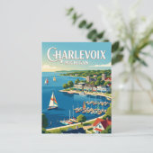 Carte Postale Charlevoix, Michigan (Debout devant)