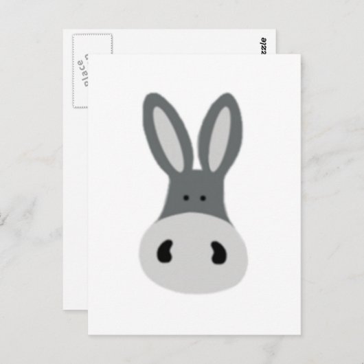 Carte Postale Charlie Donkey (Devant / Derrière)