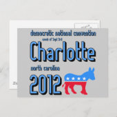 Carte Postale Charlotte 2012 (Devant / Derrière)