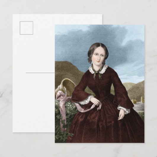 Carte Postale Charlotte Bronte (Devant / Derrière)
