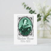 Carte Postale Charlotte Brontë (Debout devant)