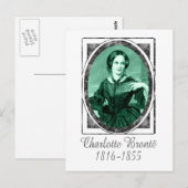 Carte Postale Charlotte Brontë (Devant / Derrière)