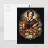 Carte Postale Charlotte Brontë (Devant / Derrière)