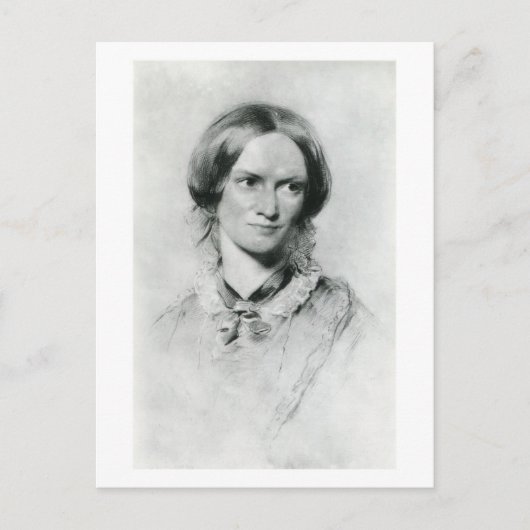 Carte Postale Charlotte Brontë portrait par George Richmond (Devant)