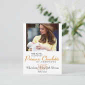 Carte Postale Charlotte Elizabeth Diana - Britannique Will Kate (Debout devant)