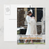 Carte Postale Charlotte Elizabeth Diana - Christening (Devant / Derrière)