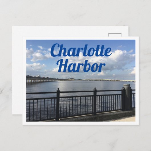 Carte Postale Charlotte Harbour Punta Gorda Floride (Devant / Derrière)