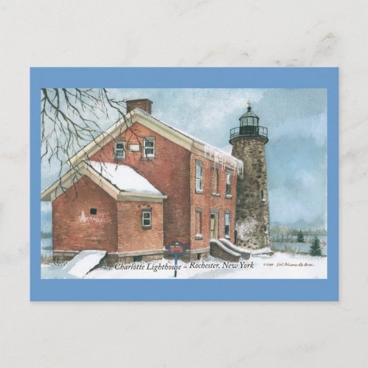 Carte postale Charlotte Lighthouse (Devant)