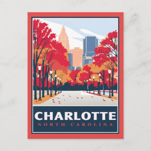 Carte Postale Charlotte, NC