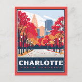 Carte Postale Charlotte, NC (Devant)