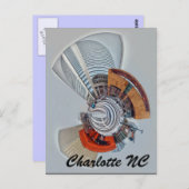 Carte Postale Charlotte NC (Devant / Derrière)
