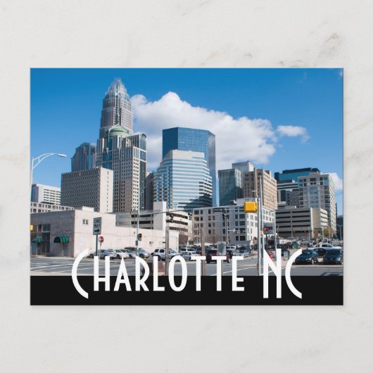 Carte Postale Charlotte NC (Devant)