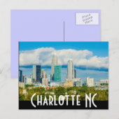 Carte Postale Charlotte NC (Devant / Derrière)