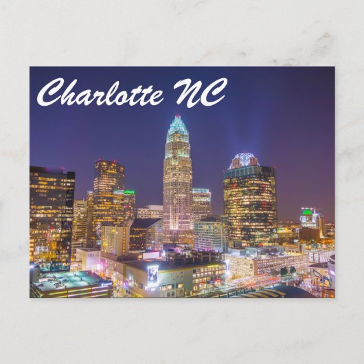 Carte Postale Charlotte NC (Devant)