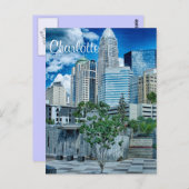 Carte Postale Charlotte NC (Devant / Derrière)