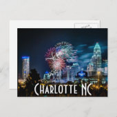 Carte Postale Charlotte NC (Devant / Derrière)