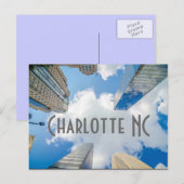 Carte Postale Charlotte NC (Devant / Derrière)
