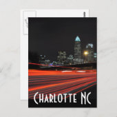 Carte Postale Charlotte NC (Devant / Derrière)