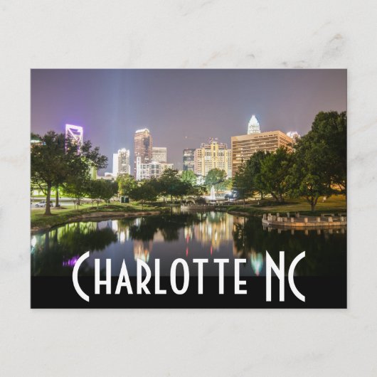 Carte Postale Charlotte NC (Devant)