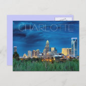 Carte Postale Charlotte NC (Devant / Derrière)