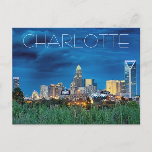 Carte Postale Charlotte NC (Devant)