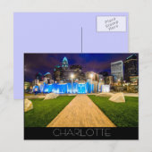 Carte Postale Charlotte NC (Devant / Derrière)