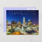 Carte Postale Charlotte NC (Devant / Derrière)