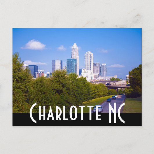 Carte Postale Charlotte NC (Devant)