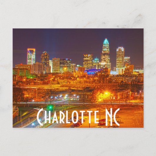 Carte Postale Charlotte NC (Devant)