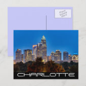Carte Postale Charlotte NC (Devant / Derrière)