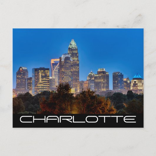 Carte Postale Charlotte NC (Devant)