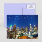 Carte Postale Charlotte NC (Devant / Derrière)