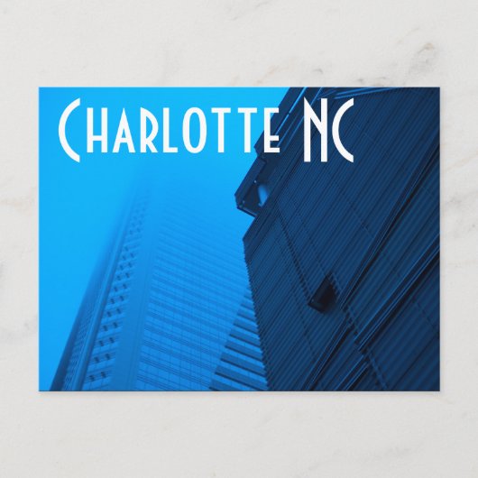 Carte Postale Charlotte NC (Devant)