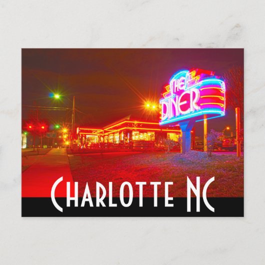 Carte Postale Charlotte NC (Devant)