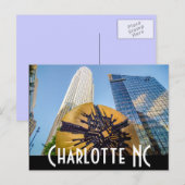 Carte Postale Charlotte NC (Devant / Derrière)