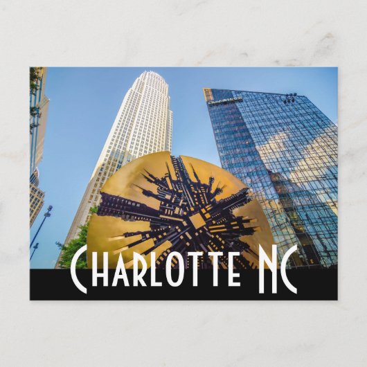 Carte Postale Charlotte NC (Devant)