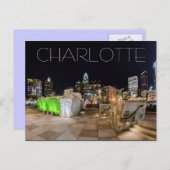 Carte Postale Charlotte NC (Devant / Derrière)